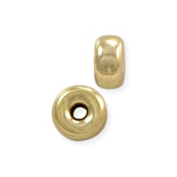 5x2.6mm 14k Gold Rondelle Bead (1-Pc)