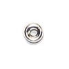 Rondelle Spacer Bead 3x1.6mm Sterling Silver (4-Pcs)