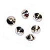 Rondelle Cone Beads 4.75x3.5mm Sterling Silver (4-Pcs)