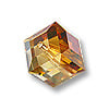 Swarovski Cube Beads 5601 6mm Crystal Copper (1-Pc)