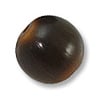 Horn Beads Round Brown 16mm (3-Pcs)