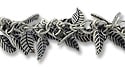 Leaf Link Chain 8x3mm Antique Silver Plated (Priced per Foot)