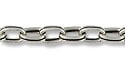 Double Link Chain 4mm Antique Silver Plated (Priced per Foot)