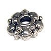 Flower Beads 6x3mm Nickel Plated (4-Pcs)