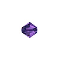 Swarovski Crystal 5328 4mm Purple Velvet Bicone Bead (10-Pcs)