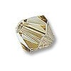Swarovski Crystal Bicone Beads 5328 5mm Crystal Golden Shadow (10-Pcs)
