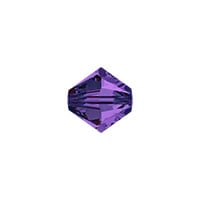 Swarovski Crystal 5328 6mm Purple Velvet Bicone Bead (10-Pcs)