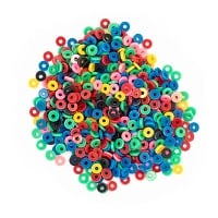 Heishi Beads 3mm Bright Multicolor (35