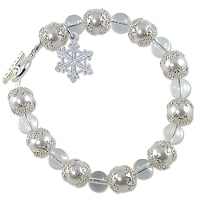 Snow Crystals Bracelet Project