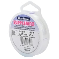 .30mm Clear SuppleMax Bead Cord (50 Meters)