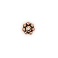 4x1mm Daisy Spacer Heishi Copper Bead (10-Pcs)