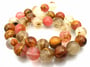 VALUED Fire Cherry Quartz Round Beads 6mm Synthetic (Strand)