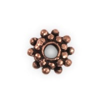Designer Copper Bead Spacer 9x3mm (1-Pc)