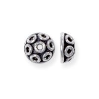 Bead Cap Bali Style 7mm Sterling Silver (1-Pc)