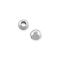 Round Bead 2.5mm Silver Plated (100-Pcs)