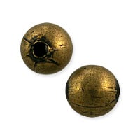 Round Bead 8mm Antique Brass Plated (10-Pcs)