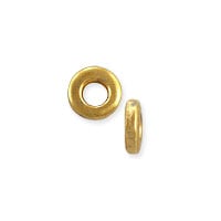 Seamless Spacer Ring 4x1mm Gold Plated (10-Pcs)
