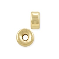 Rondelle Spacer Bead 5x2.5mm Gold Filled (1-Pc)