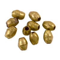 Bicone Beads 6x4mm Brass (10-Pcs)