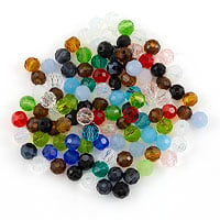 VALUED Crystal Round Bead Assortment 4mm (Approx. 105 Pcs)