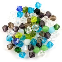 VALUED Crystal Bicone Bead Assortment 8mm (Approx. 65 Pcs)