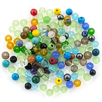 VALUED Mixed Gemstone Round Beads 4mm (100-Pcs)