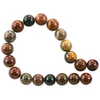 VALUED Petrified Wood Agate Round Beads 8mm (15
