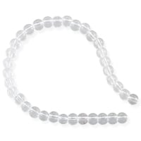 VALUED Crystal Synthetic Quartz Round Beads 4mm (15