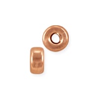 Rondelle Bead 4x2mm Rose Gold Filled (1-Pc)