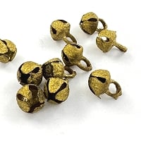 Brass Color Bell Charms 10x14mm (1-Pc)