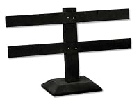 Black Earring Stand T-Bar 8-Pairs