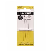 John James English Beading Needles Heavy #10 (4-Pcs)