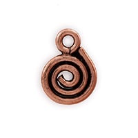 Spiral Drop 9mm Copper (1-Pc)