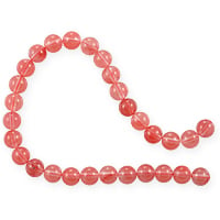 VALUED Cherry Quartz Round Beads 8mm (15