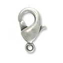 Lobster Claw Clasp 12x7mm Antique Silver Plated (1-Pc)