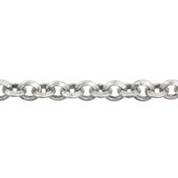 Triangle Rolo Chain 3mm Antique Silver Plated (Priced per Foot)