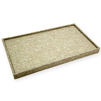 Burlap Ring Tray Jewelry Display- Holds 72 Rings