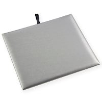 Half Size Steel Grey Leatherette Display Pad
