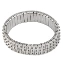 Expansion Stretch Bracelet Finding 3-Row Stainless Steel (1-Pc)