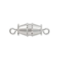 Barrel Clasp 15x10mm Silver Plated (1-Pc)