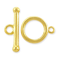 Toggle Clasp 14mm Gold Plated (Set)