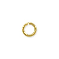 Open Round Jump Ring 4.5mm Gold Plated (100-Pcs)