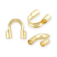 Wire Guard 5x1.5mm (1.0mm Hole) Gold Filled (1-Pc)