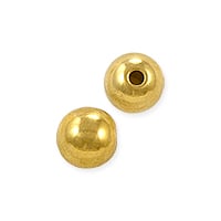Memory Wire End Cap 3mm Gold Plated (10-Pcs)