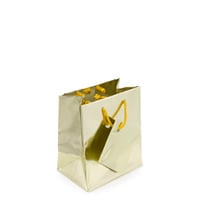 Metallic Gold 3x3 Tote Gift Bag (20-Pcs)