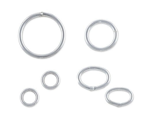 Sterling Silver Closed Jump Rings