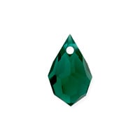 Preciosa Crystal 681 Drop Pendant 10x6mm Emerald (1-Pc)