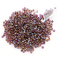 Miyuki Delica Seed Bead 11/0 Transparent Light Brown (3 Gram Tube)