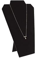 Necklace Display 1 Chain Black Velvet