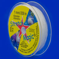 1mm Clear Stretch Magic Bead Cord (25 Meters)